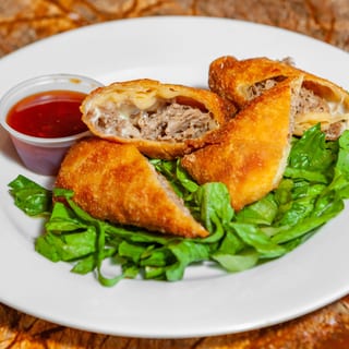 Philly Cheese Steak Egg Rolls