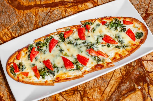 Buffalo Chicken Flatbread.