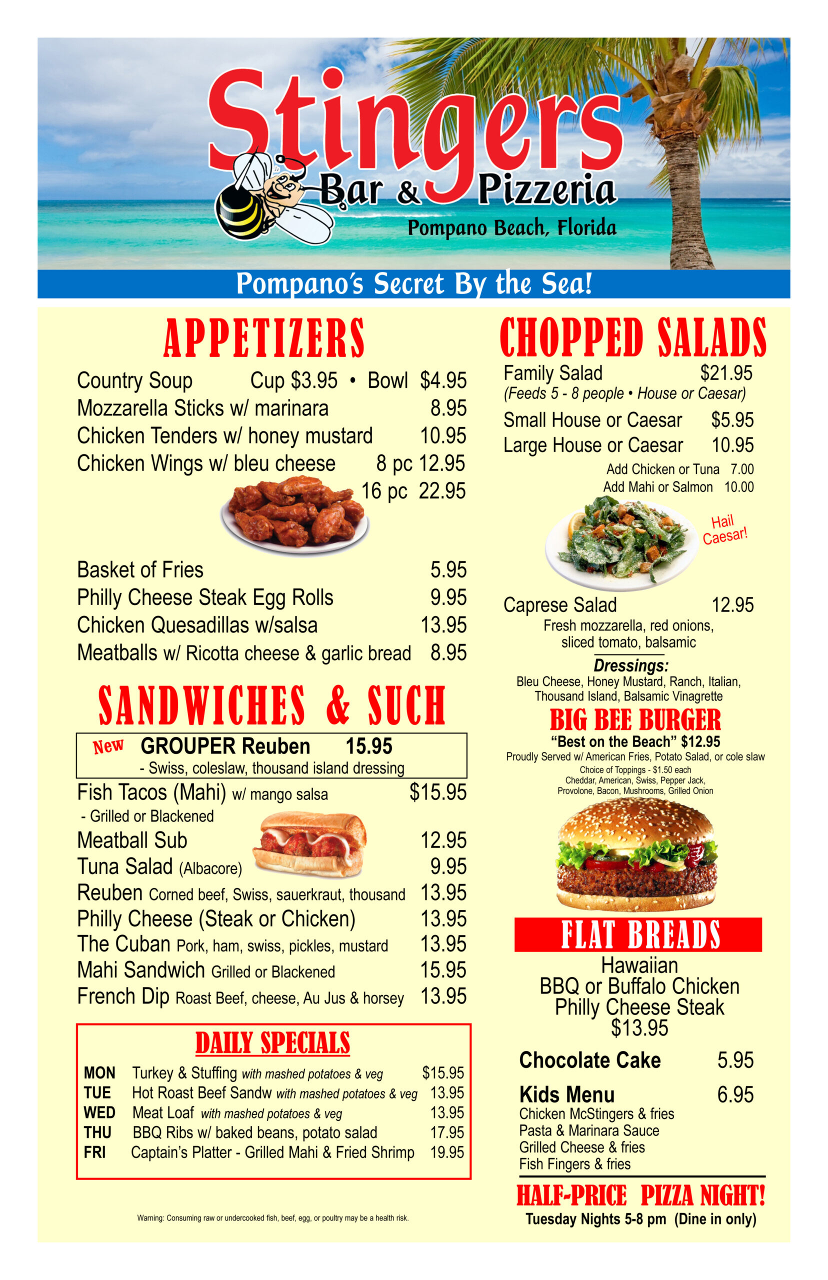 Website menu side 1 – Aug 2022